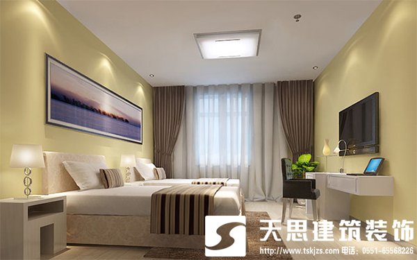 彌漫著低調(diào)的嫵媚就在快捷酒店裝修設計